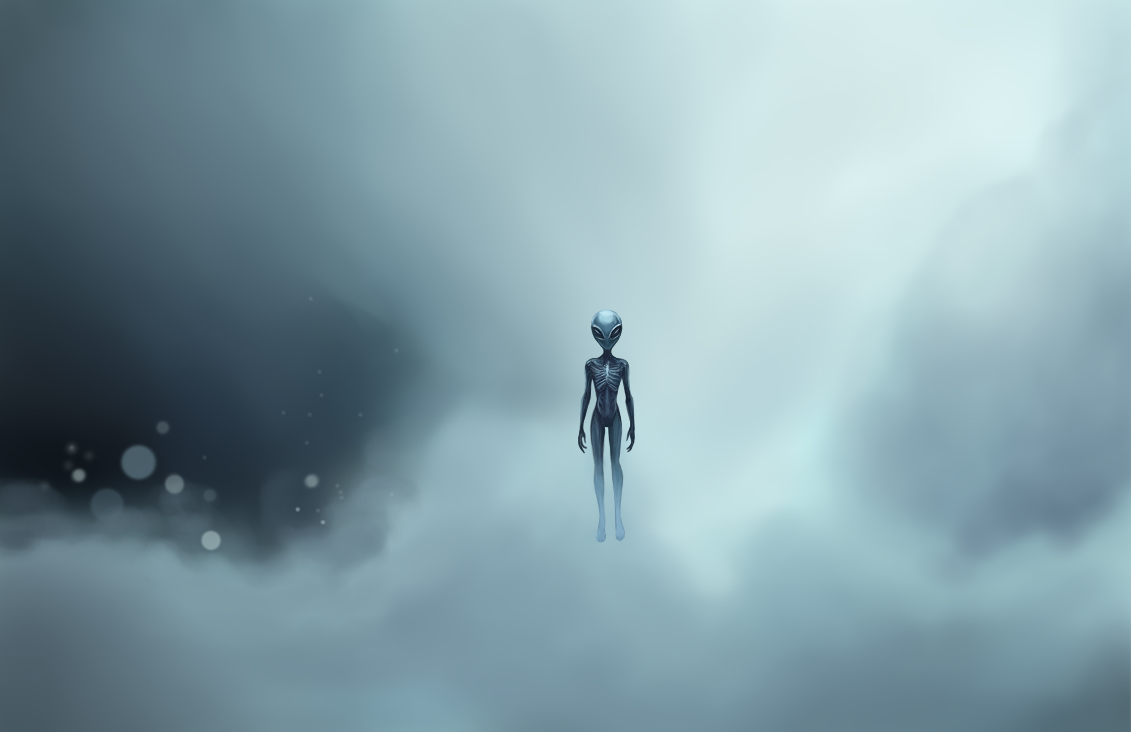 Иллюстрация Атмосферный пейзаж