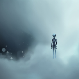 Иллюстрация Атмосферный пейзаж