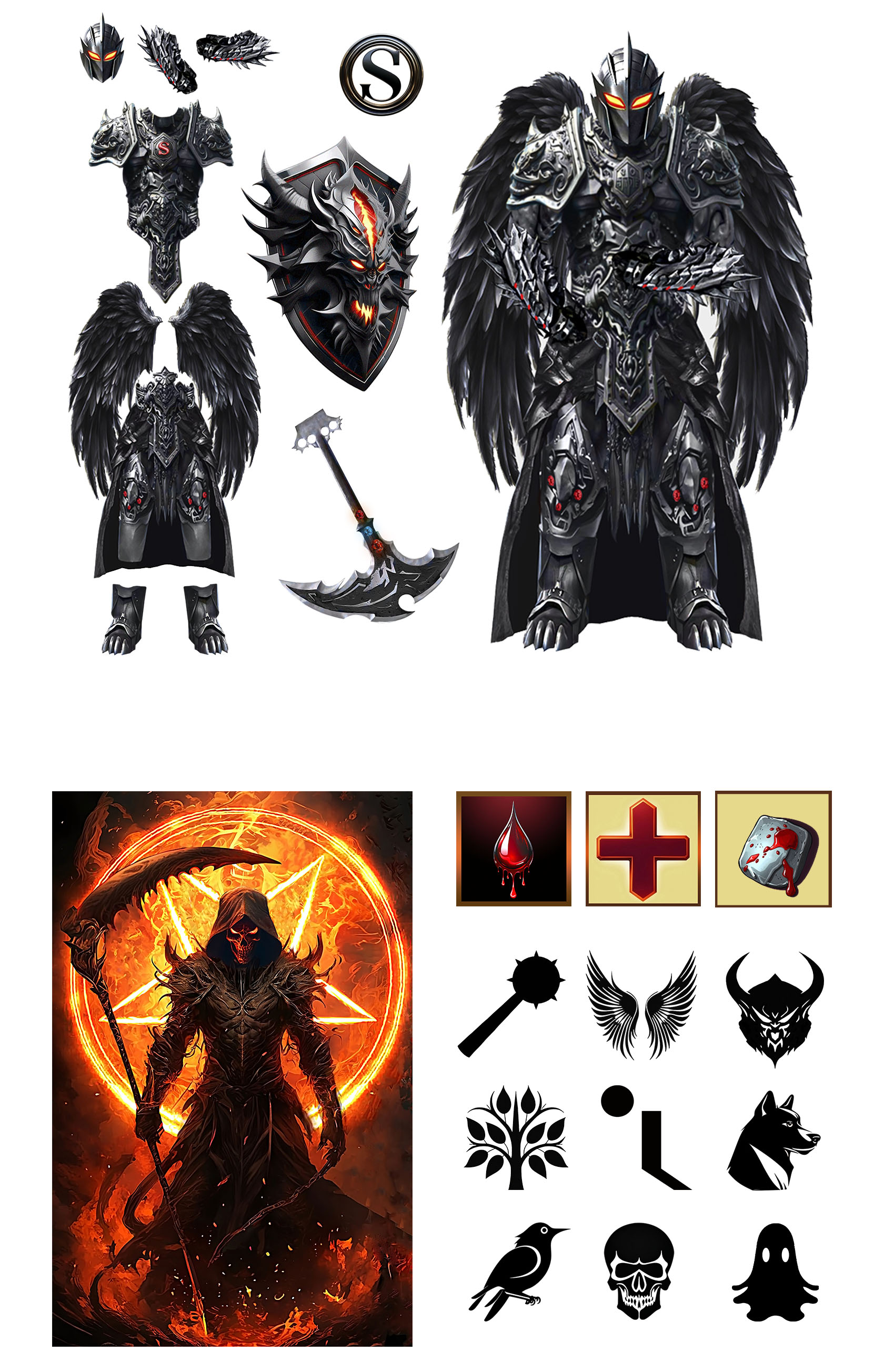 Иллюстрации для игрового контента