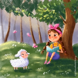 На лесной полянке