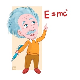 Иллюстрация «Альберт Эйнштейн»