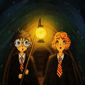 Волшебники на пути в школу✨