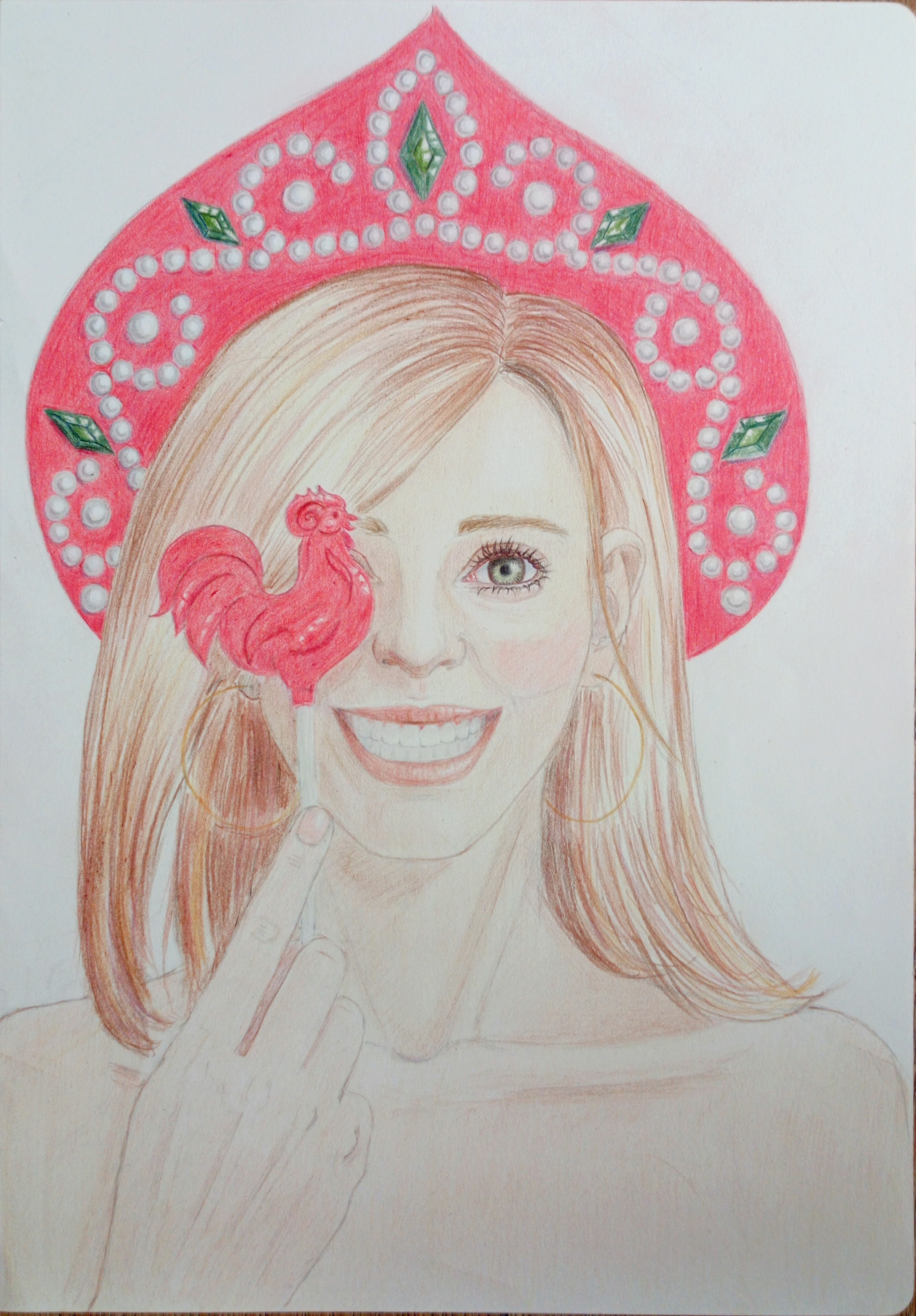 Девушка в кокошнике