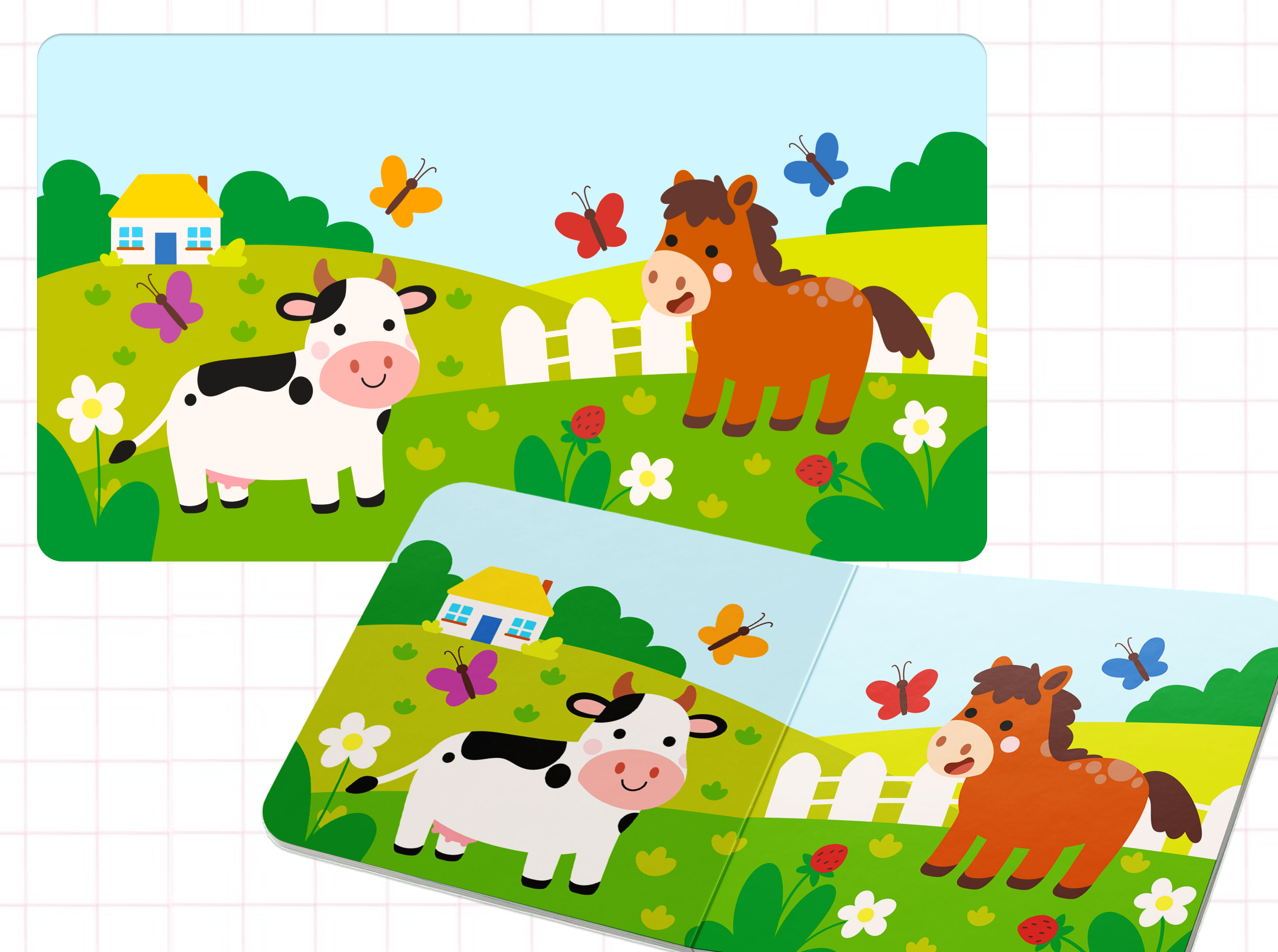 Лошадка и Коровка