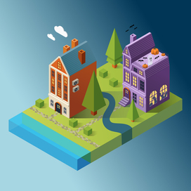 Изометрия на Хэллоуин