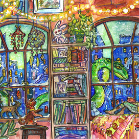 Новогодняя змея