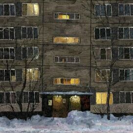 Зимняя панелька