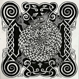 Уроборос (орнамент)