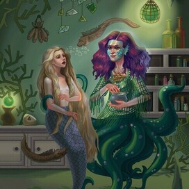 Иллюстрация к сказке "Русалочка"