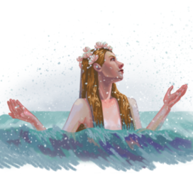 Иллюстрация к сказке "Русалочка"