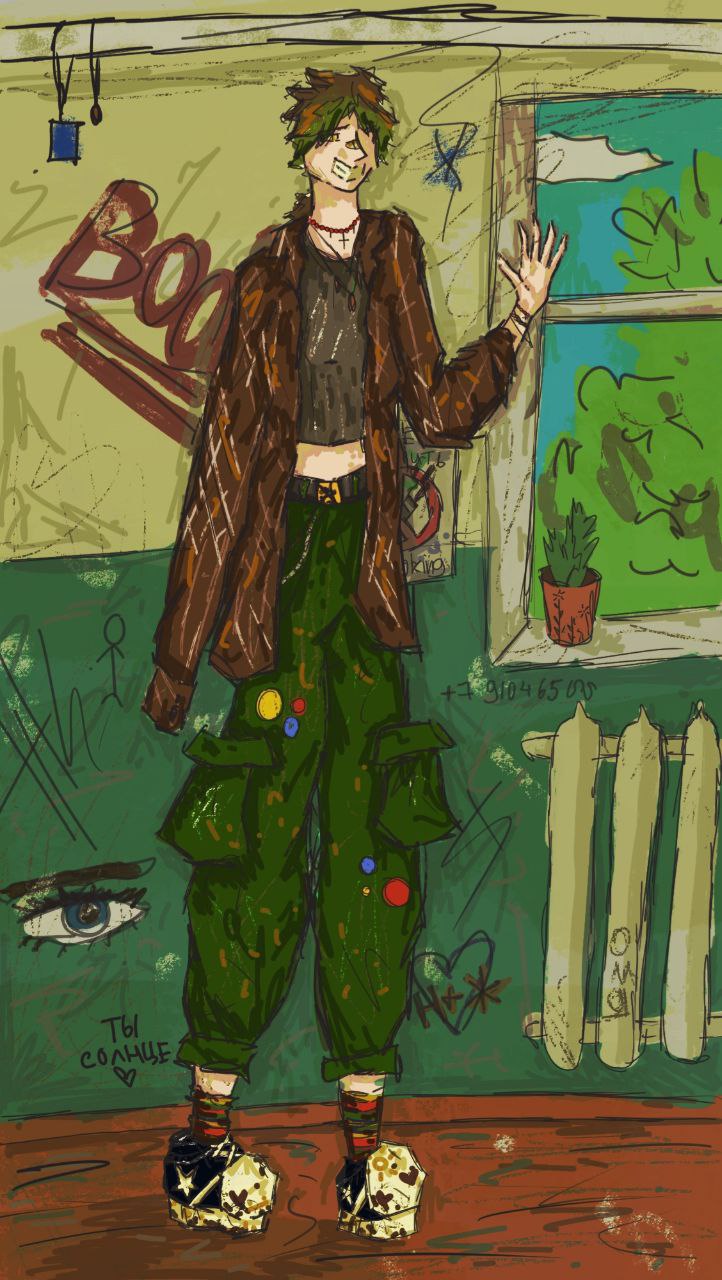 Девушка в подъезде