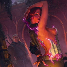 Ведьмак и Трисс - Роза памяти