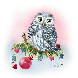 Новогодняя совушка