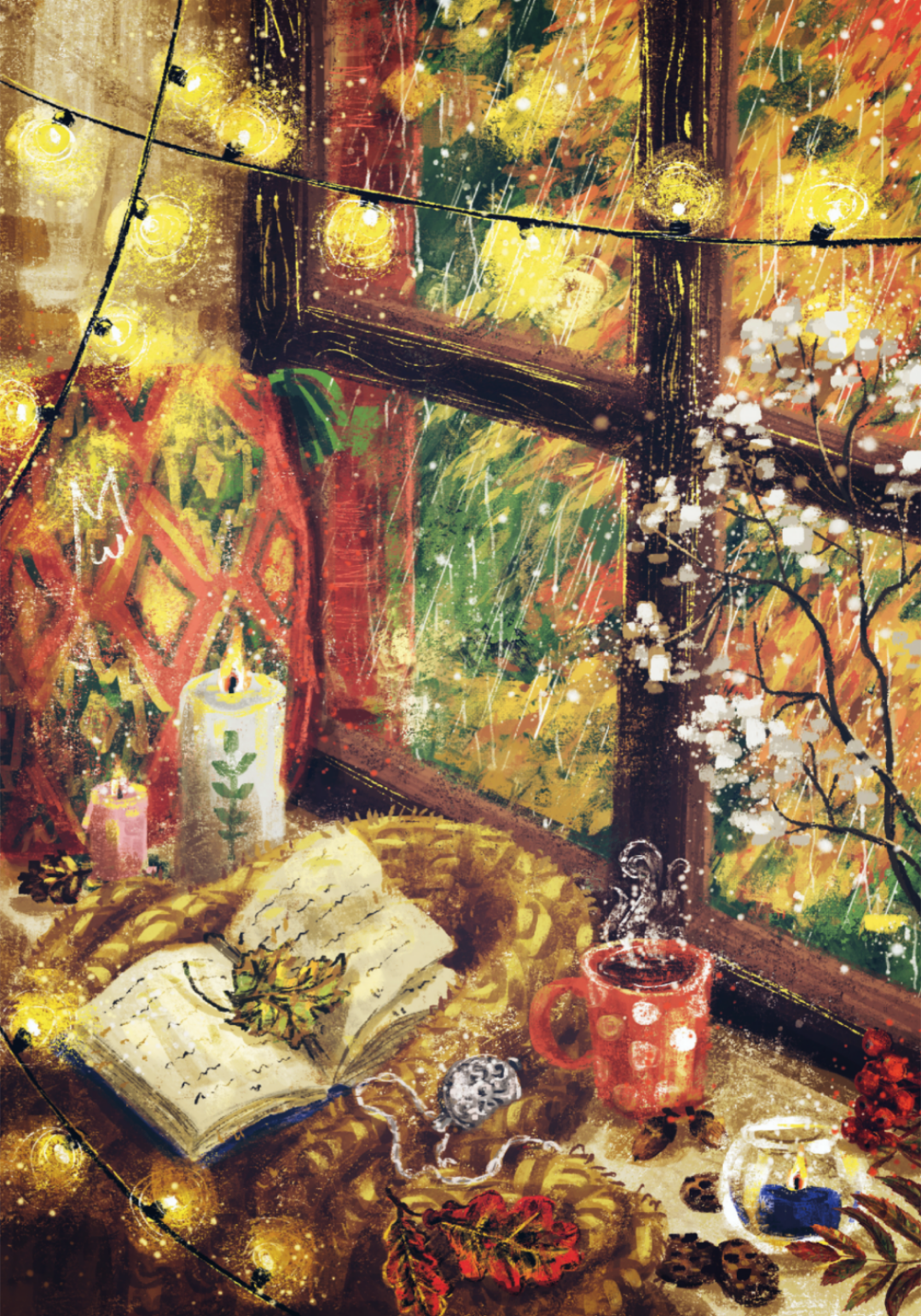 Открытка "Осенний уют"