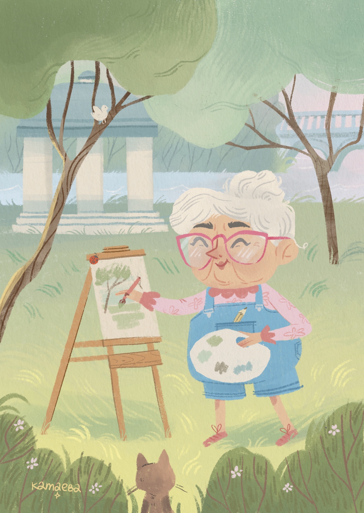 Художник в городе