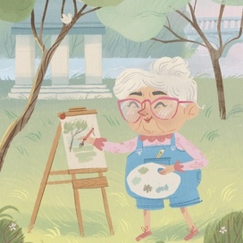 Художник в городе