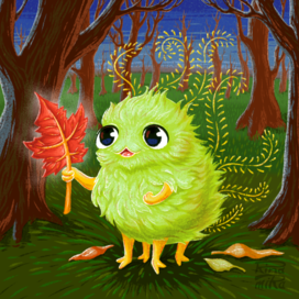 Коллекционер осенних листиков Серия "Тайны ночного леса"