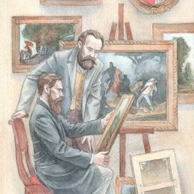 "Братья Третьяковы, основатели Третьяковской галереи"