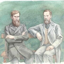 "Братья Третьяковы, основатели Третьяковской галереи"