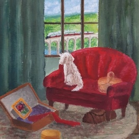 Багаж. С. Маршак. Эскиз 1.