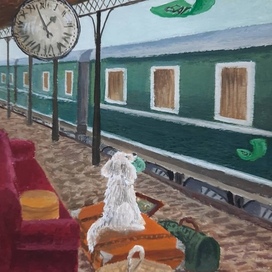 Багаж. С. Маршак. Эскиз 3.