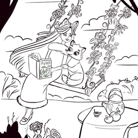 Алиса и лисенок