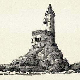 Маяк Анива. Сахалин.