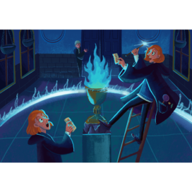 Иллюстрация к книге Гарри Поттер и кубок огня