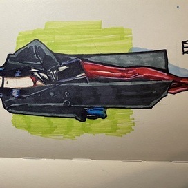 Фэшн иллюстрация 