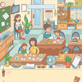 Фрагмент "Собеседование в 1 класс"