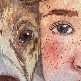 Скетч. Акварель.