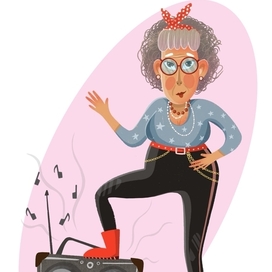 Заряженная бабуля