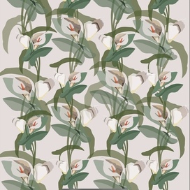 Каллы паттерн 