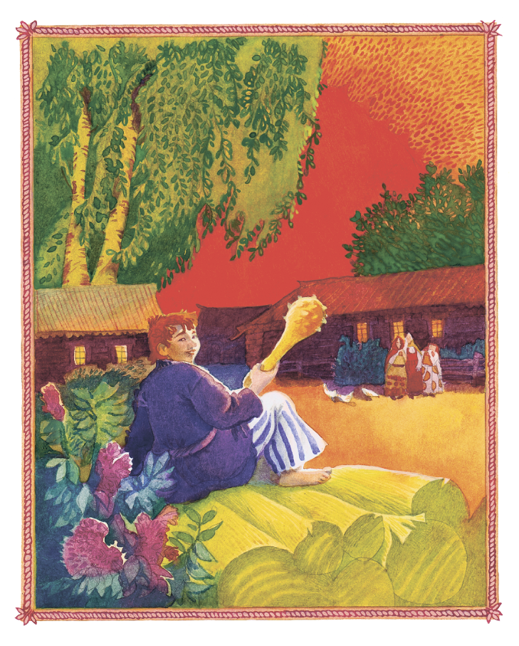 иллюстрация к сказке Камыр-Батыр