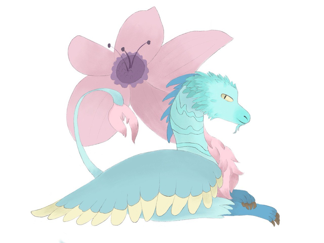 Цветок и дракон