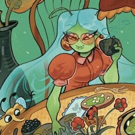 Фрагмент разворота с Мушей