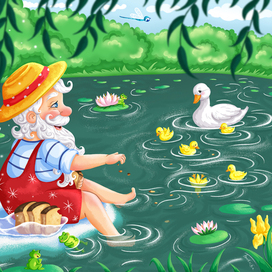 Летний отпуск Деда Мороза