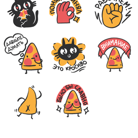 стикеры наклейки