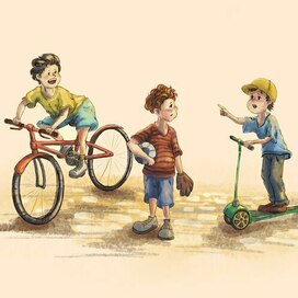 Миша, Тема и Макс