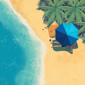 Летняя иллюстрация 