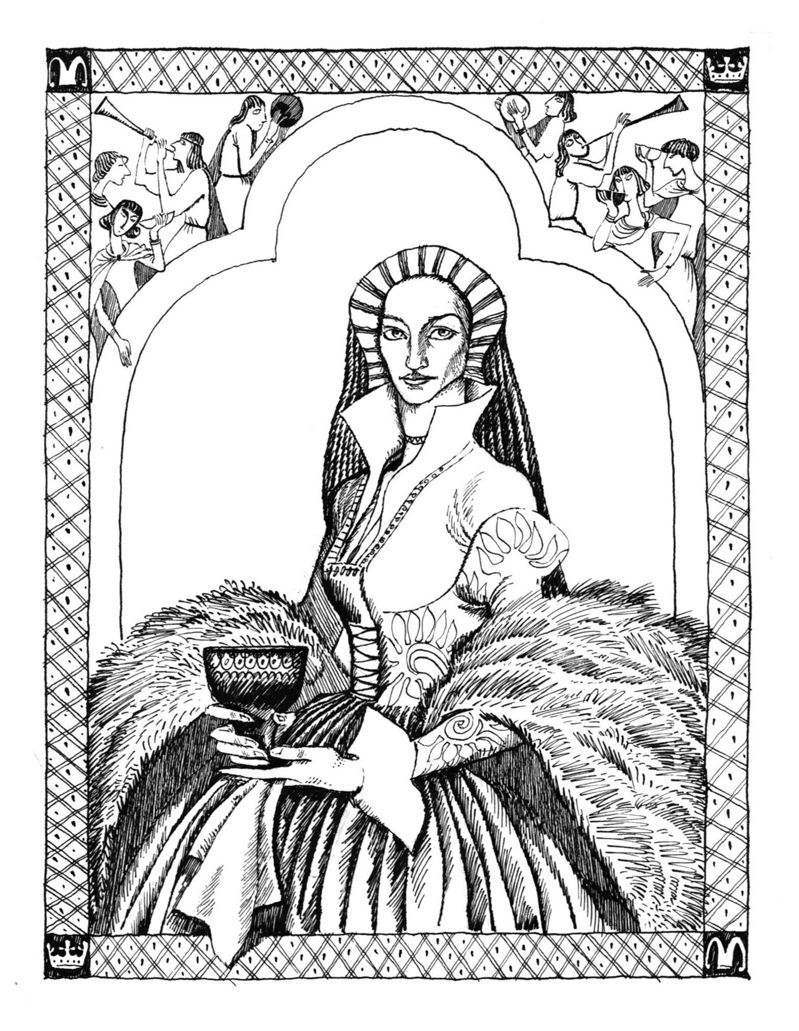 Иллюстрация к трагедии "Гамлет" В.Шекспира