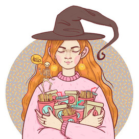 Ведьмочка влюблённая в еду