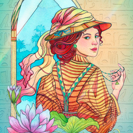 Открытка египетская