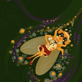 Иллюстрация из сборника детских стихов