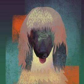 Иллюстрация с собакой 