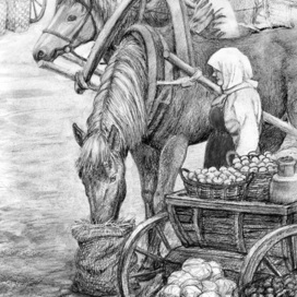 На сельской ярмарке