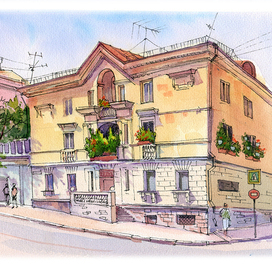 Дом на спуске. Севастополь.