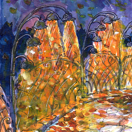 Свет фонарей