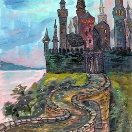 Замок вдали