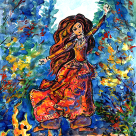 Танец у костра